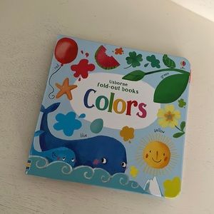Born Fold-Out Books Colors Learning Toy